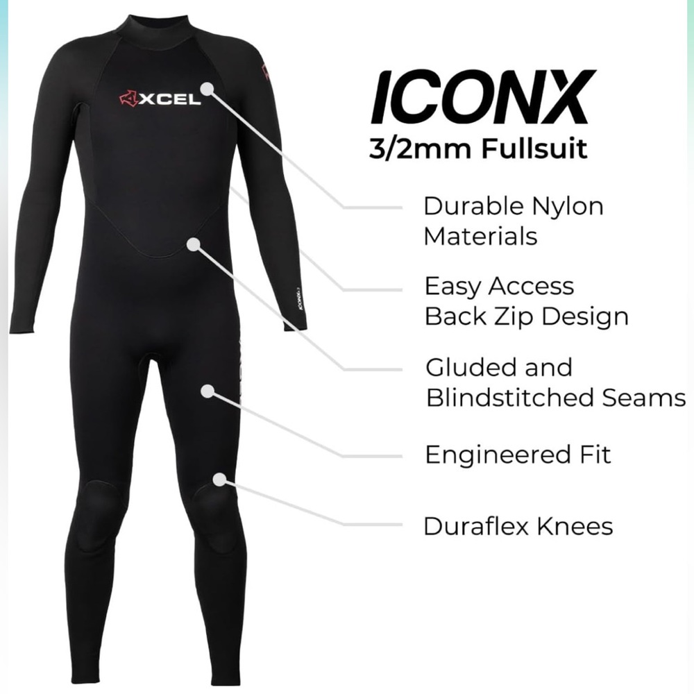 Xcel Women’s Full 3/2 Wetsuit Size 12 - Picture 4 of 10